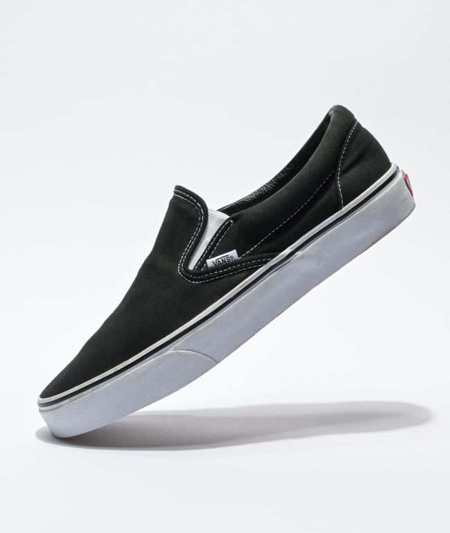 black slip on vans